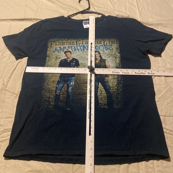 Florida Georgia line anything goes concert T-shirt in size adult L - Picture 4 of 8